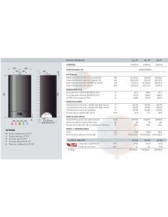 Caldera de gas Ariston ALTEAS ONE 35 FF + termostato wifi CUBE